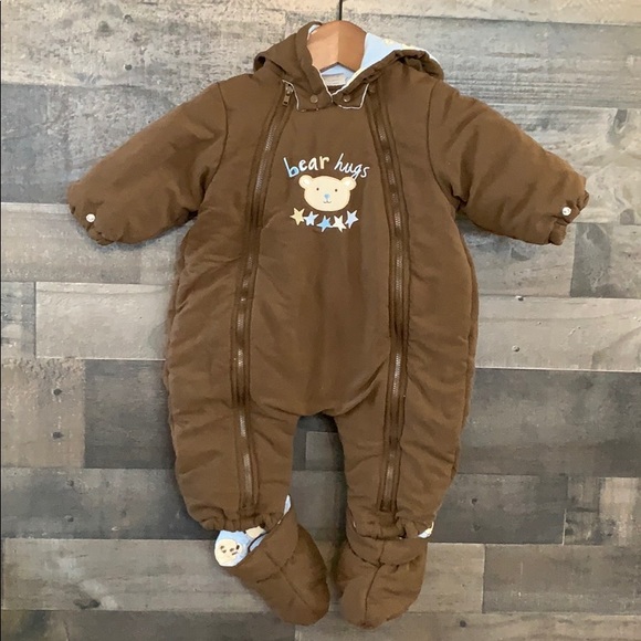 Messages from the heart Other - Adorable Brown Infant Snowsuit